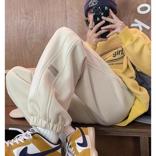 Quần Ống Rộng Unisex Hai Sọc Kẻ + Logo - Quần Jogger Thể Thao Nam Nữ Vải Nỉ Cotton dày Hotrend, Nice Clothes