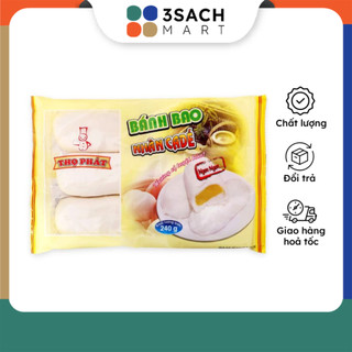 Bánh bao nhân cade thọ phát - 6 cái/gói
