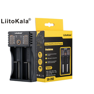  Sạc Đa Năng Siêu Nhanh LiitoKala Cho Pin Tiểu AA Pin Đũa AAA và Pin Li-on 3.7V: 18650 26550... Có Đèn Báo Dung Lượng 