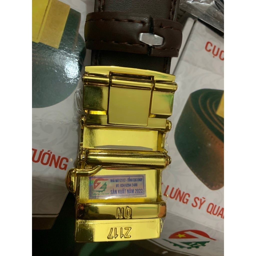Dây thắt lưng da cao cấp màu nâu x26, chát liệu da bào thật, khâu viền chắc chắn bảo hành 12 tháng