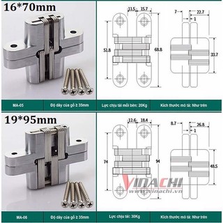 Bản Lề Chữ Thập Chịu Lực