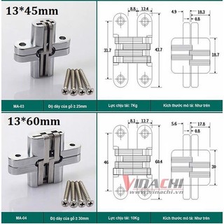 Bản Lề Chữ Thập Chịu Lực