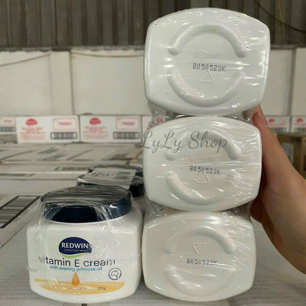 Kem Dưỡng Ẩm Da Vitamin E Redwin Cream Úc, Kem nẻ dưỡng da, chống nẻ, làm mềm mịn da LyLyShop 300g