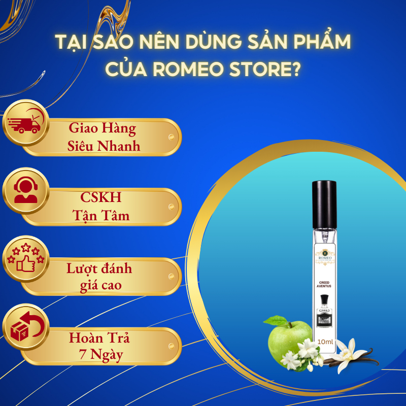 Nước hoa chiết Creed Aventus Nước hoa nam 10ml chính hãng , nam tính cuốn hút