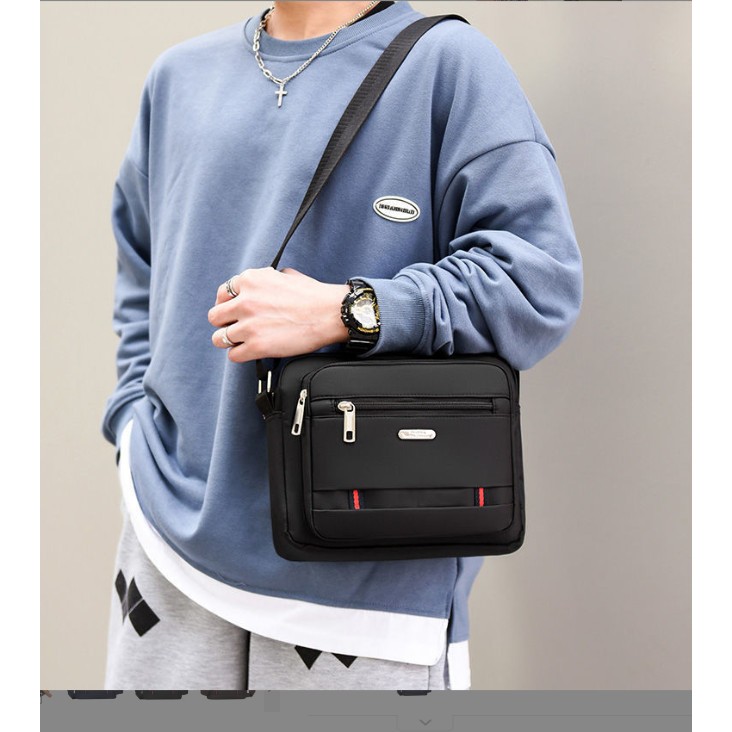 Túi đeo chéo nam vải phong cách cá tính thời trang túi chéo nam nữ unisex tiện dụng
