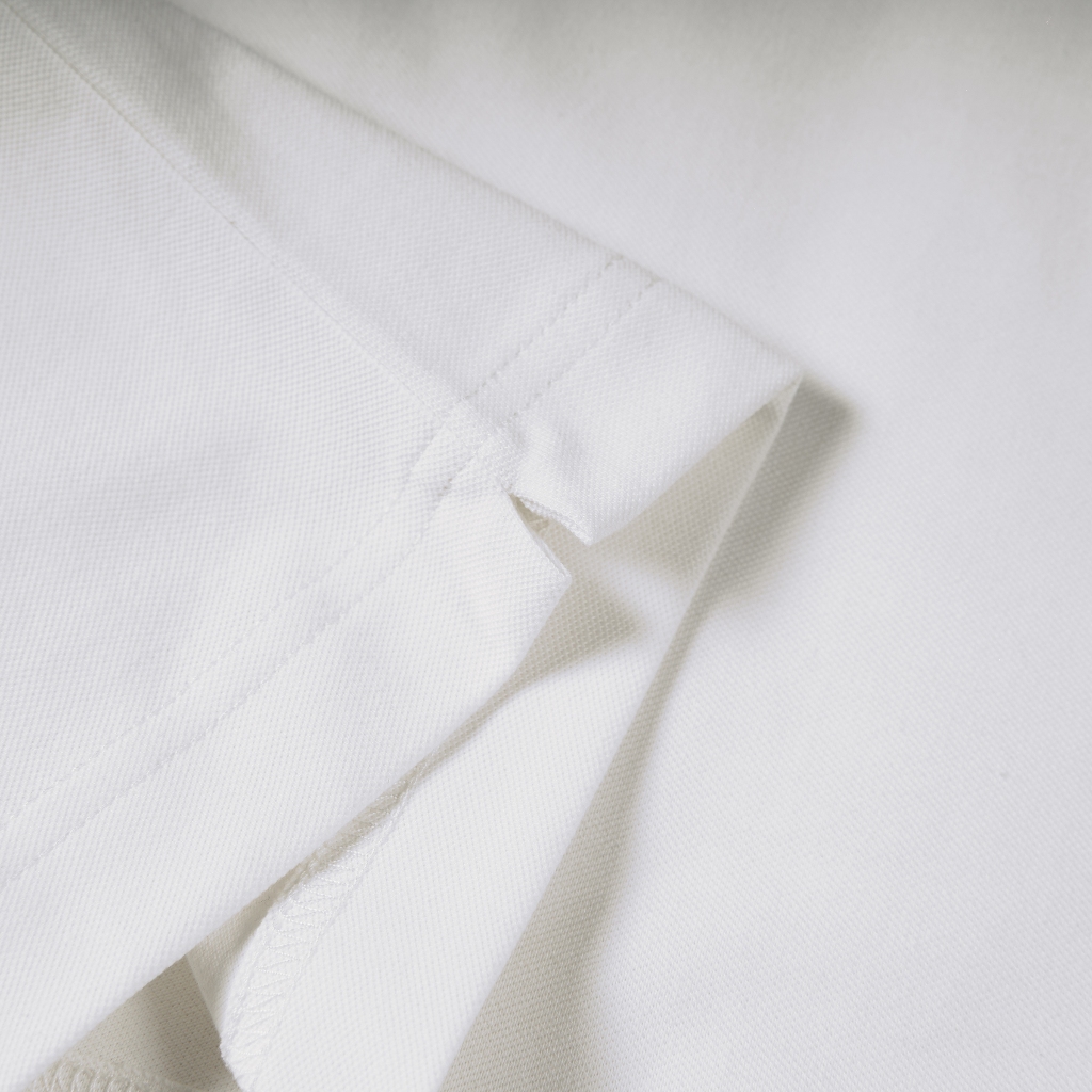 Áo Polo nam V-NECK LEEVUS phối bo, vải CVC cá sấu, form regular APL318