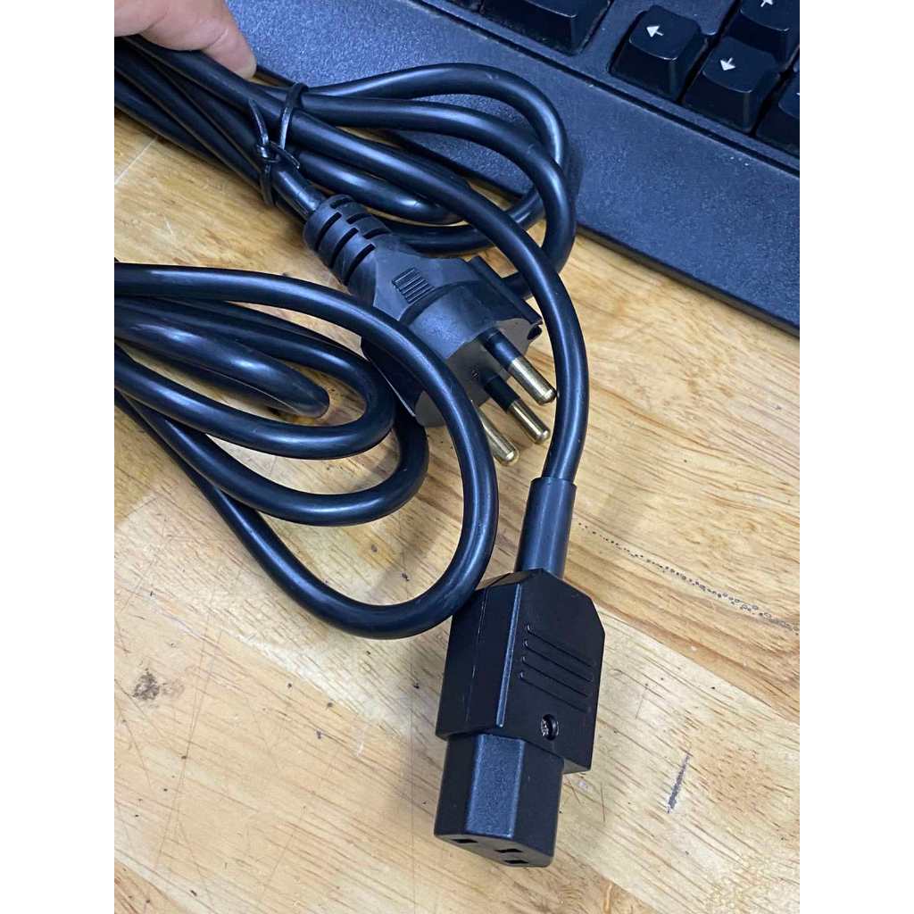 Dây nguồn máy tính, dây nguồn đèn studio godox lioa 2 chấu, 3 chấu, 10A 250V, 3x0.75mm2, dài 3m