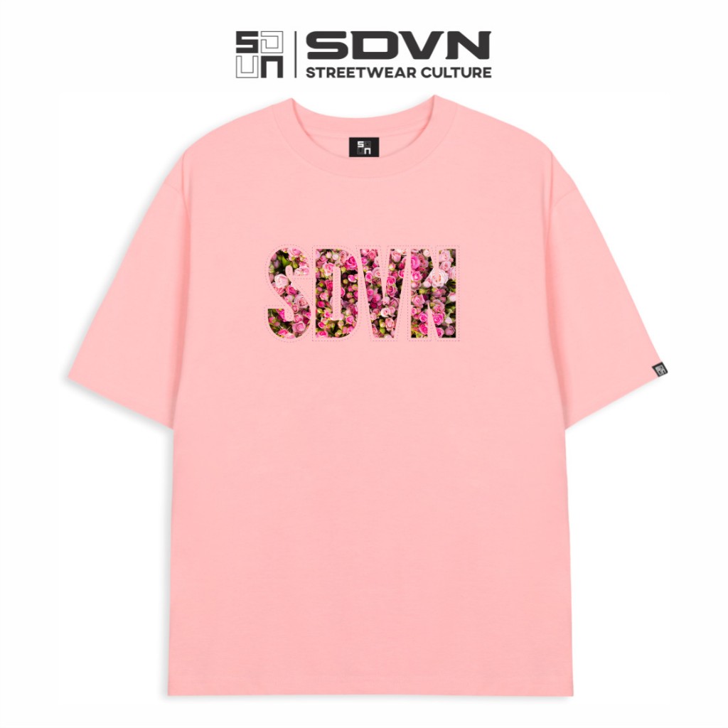 Áo Thun Unisex form rộng - Brand Chính Hãng SDVN - ROSE