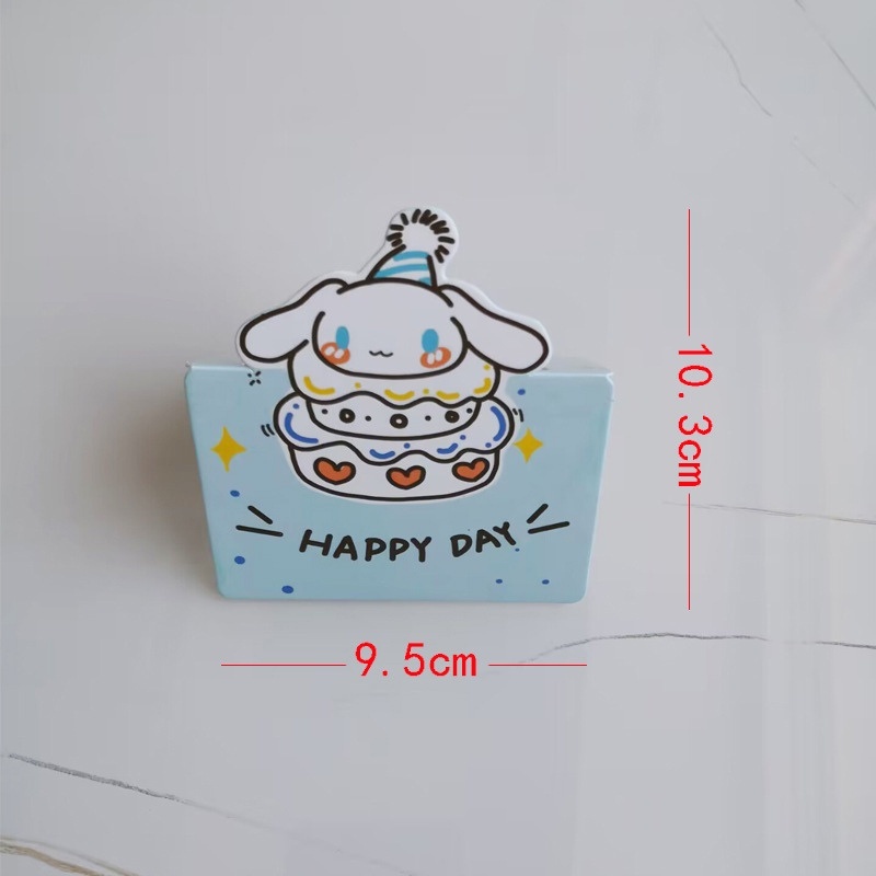 Thiệp Quà Tặng Nhân Vật Hoạt Hình Sinh Nhật