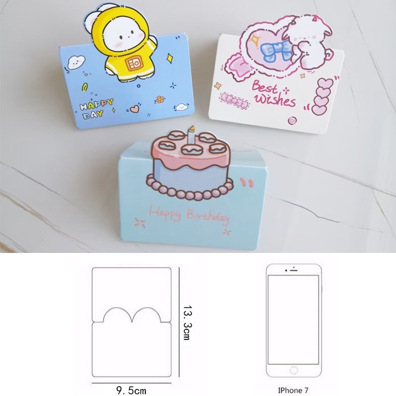 Thiệp Quà Tặng Nhân Vật Hoạt Hình Sinh Nhật