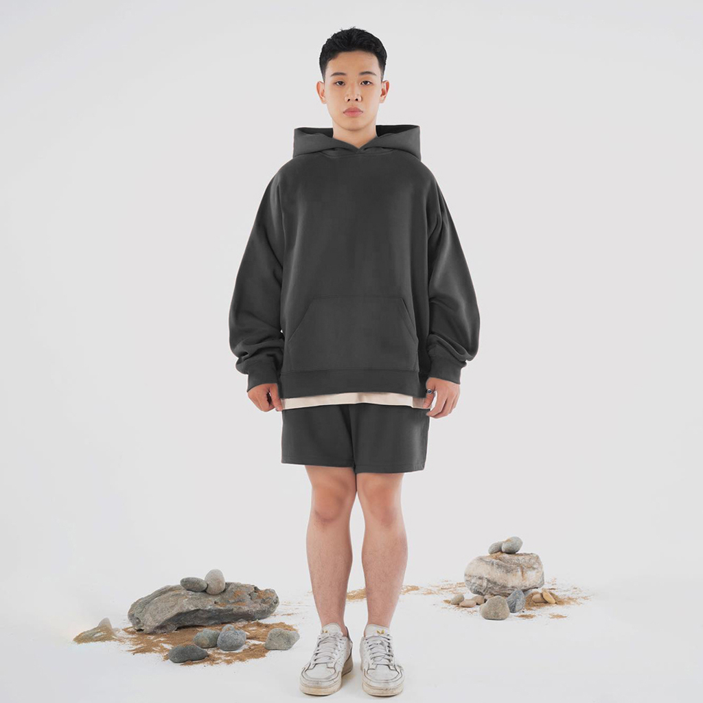 Áo Hoodie trơn nam nữ BASIC , Áo hoodie Unisex basic nỉ bông dày ấm phong cách Hàn Quốc Hottrend