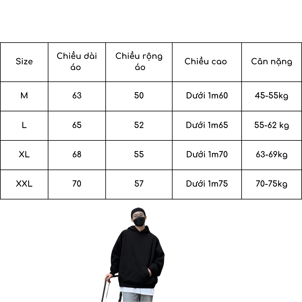 Áo Hoodie trơn nam nữ BASIC , Áo hoodie Unisex basic nỉ bông dày ấm phong cách Hàn Quốc Hottrend