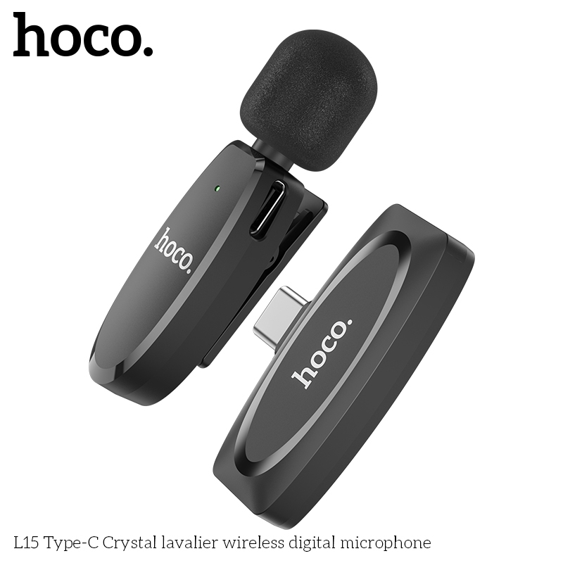 Mic Không Dây Bluetooth Hoco L15 Type-C Pin 6H