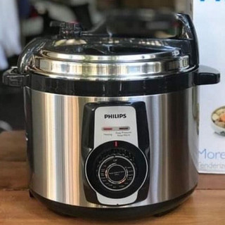 Nồi áp suất điện philips hd2103/66 5 lít-mới chính hãng 100%-5 lít 900w chất liệu:lòng nồi chống dính