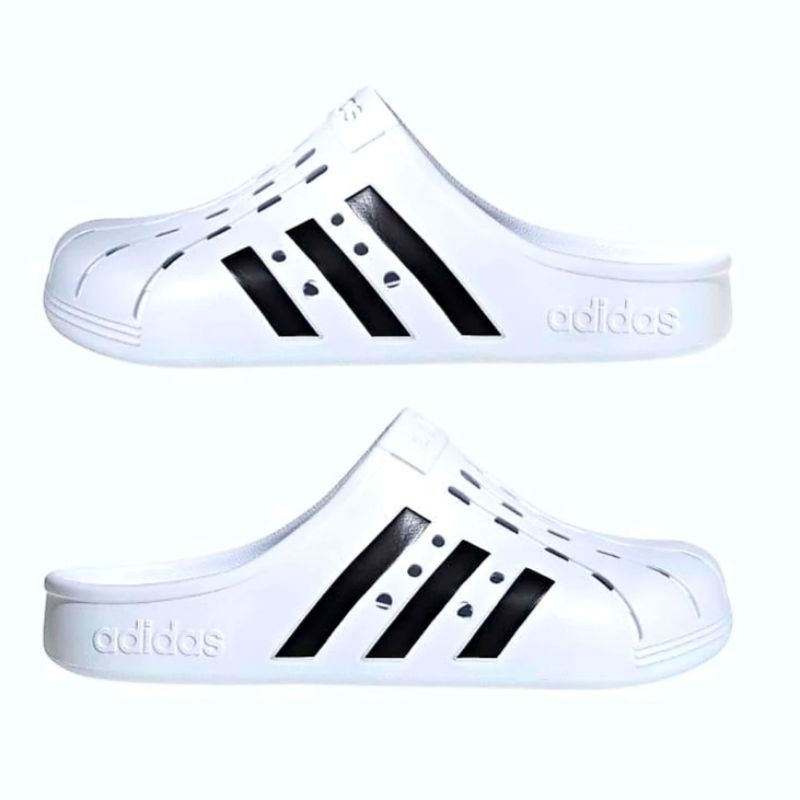 DÉP SỤC PHỐI SỌC ADIDASS - MÀU TRẮNG (Hàng VNXK)