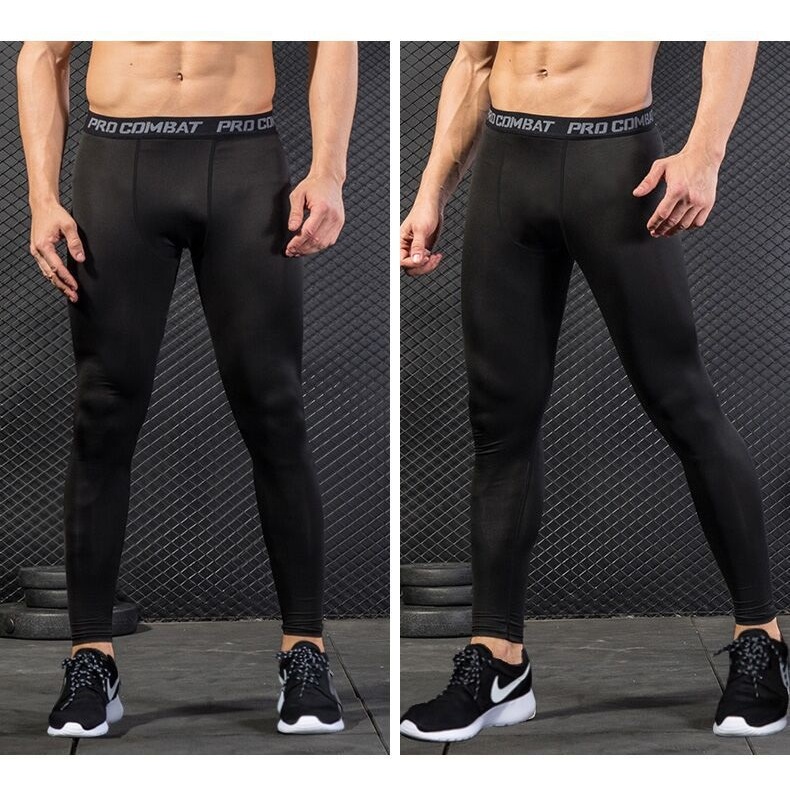 Quần dài giữ nhiệt nam PRO COMBAT cao cấp tập GYM, tập thể hình nam, quần giữ nhiệt đá bóng, bóng rổ nam