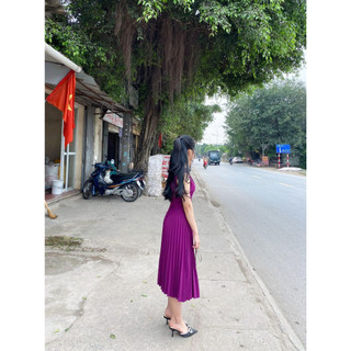 Váy xòe xếp ly CK xịn sò