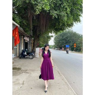 Váy xòe xếp ly CK xịn sò