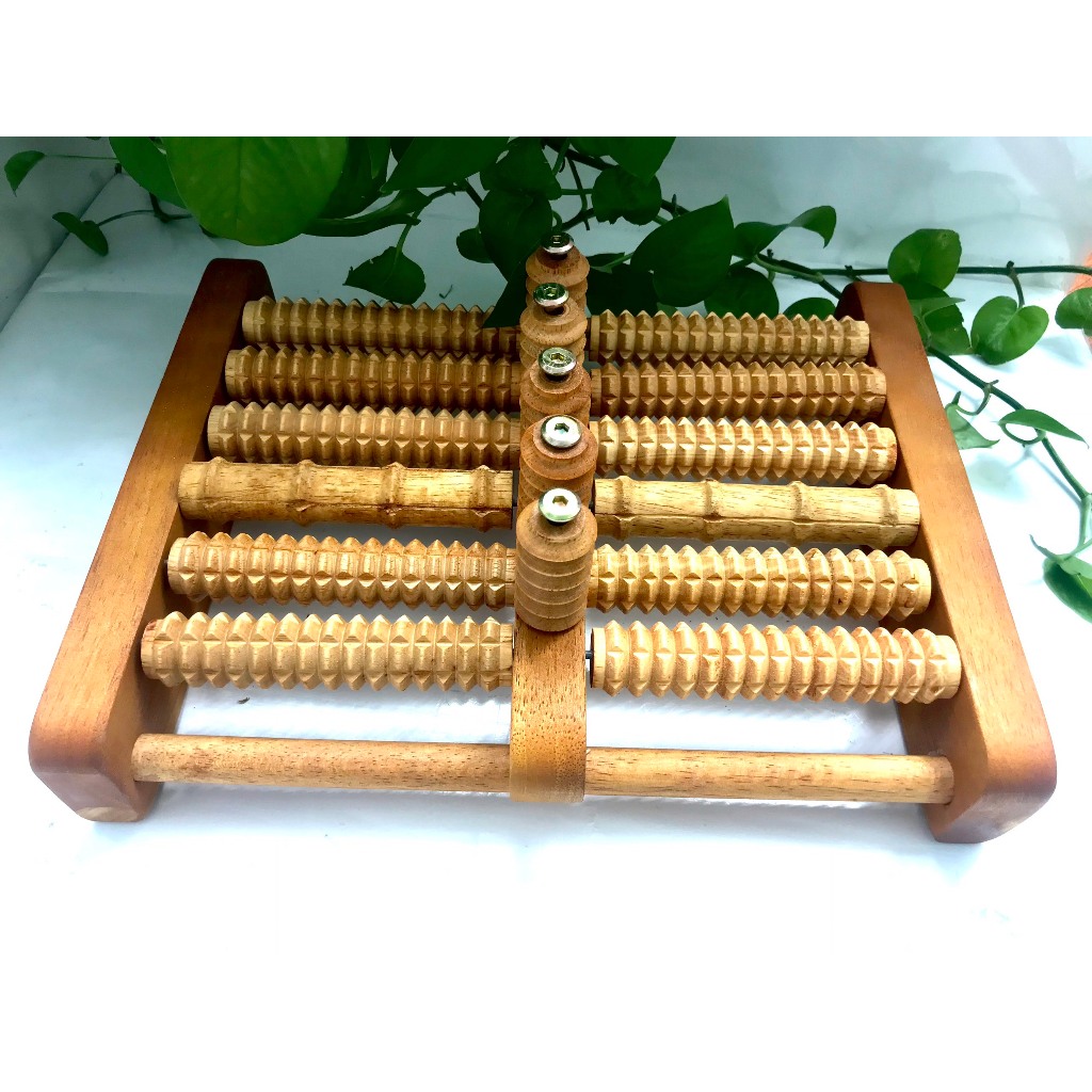 Bàn Lăn Chân Gỗ Massage ,