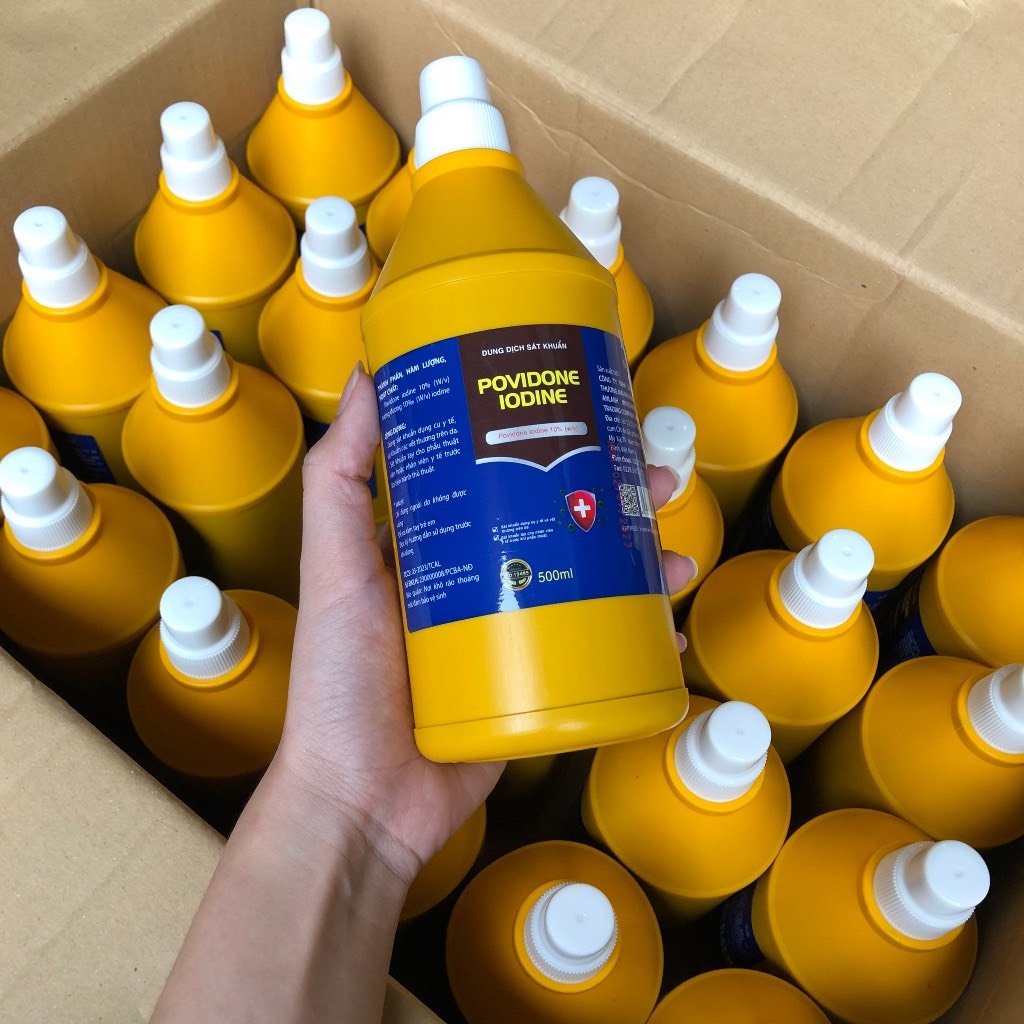 Dung dịch sát khuẩn povidine 10% An Lành 500ml