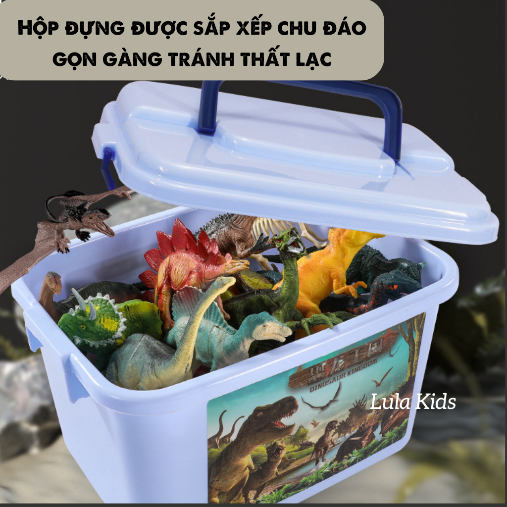 Đồ chơi mô hình công viên khủng long nhiều chi tiết sống động, đồ chơi cho bé Lula Kids