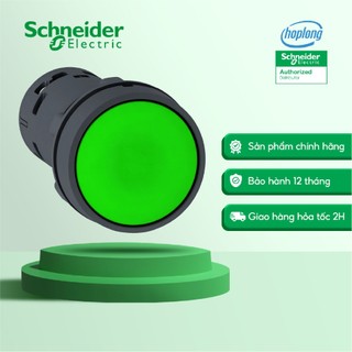 Nút nhấn nhả XB7NA31 màu xanh lá tiếp điểm NO dòng XB7 Schneider