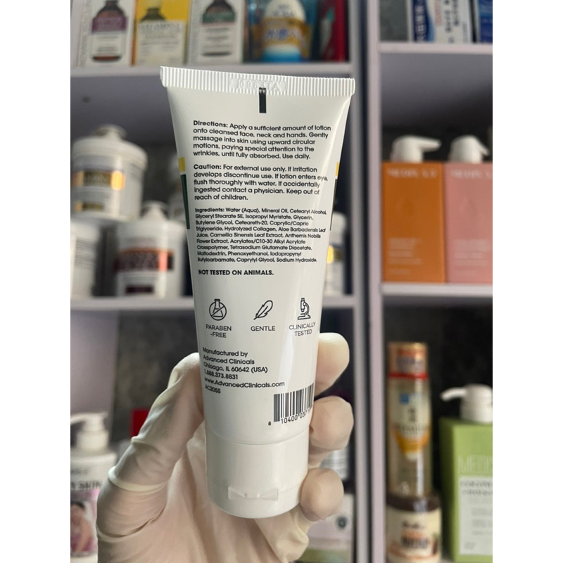 Retinol giảm lão hoá Advanced Firming Cream, 16oz + 2oz ; Collagen Skin Rescue Lotion 2oz