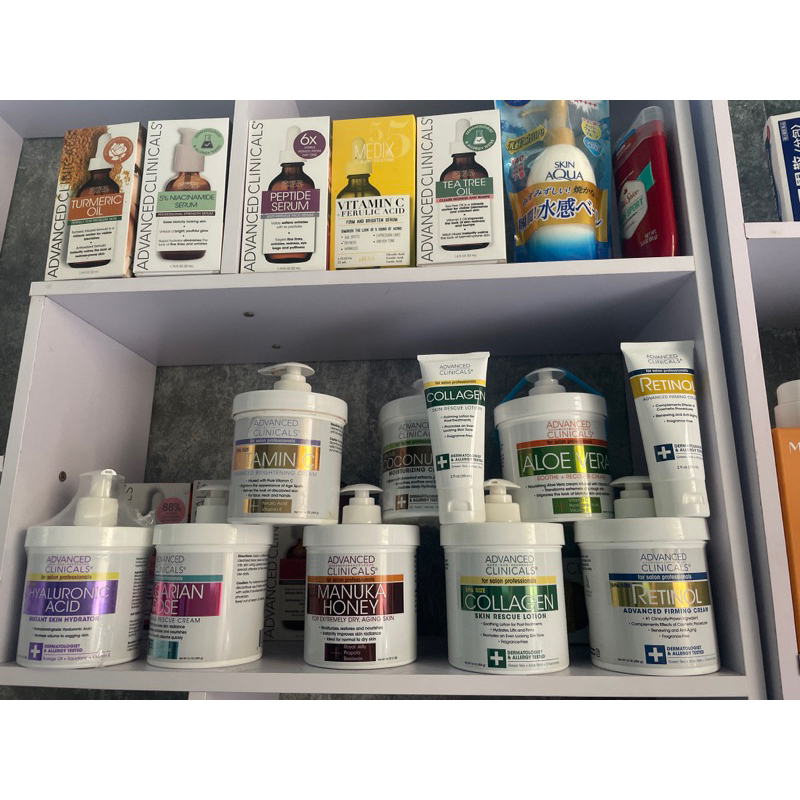 Retinol giảm lão hoá Advanced Firming Cream, 16oz + 2oz ; Collagen Skin Rescue Lotion 2oz