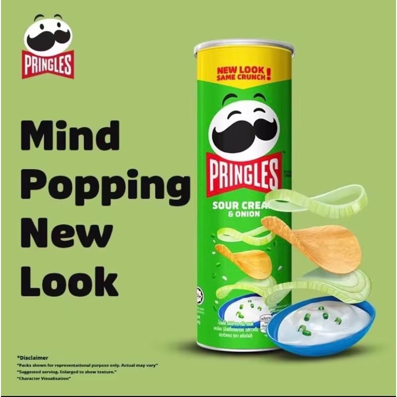 SNACK KHOAI TÂY LÁT PRINGLES 102G