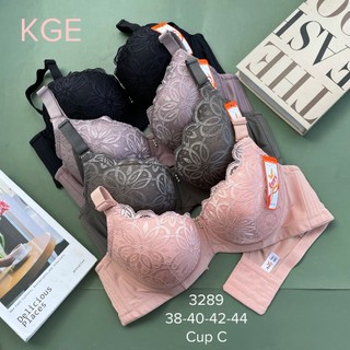 Áo ngực ren Cup C mút mỏng có gọng bản to ôm mỡ lưng mỡ nách 4 móc A3289