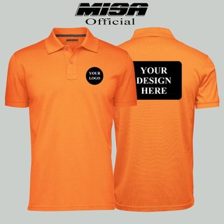    NHẬN IN ÁO SHIP TOÀN QUỐC  Áo thun đồng phục Polo cá sấu 4 chiều vải poly thương hiệu Misa in ấn theo yêu cầu 
