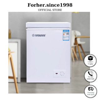 Tủ đông mini trữ sữa, tiết kiệm điện, chính hãng BH 12th snowsea, nhỏ gọn, Forher.since1998