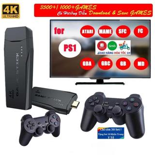 [RẺ NHẤT] Máy Chơi Game Stick 4k - HDMI 10000 + 20 trò mới độc quyền, kết nối không dây game 4 nút,6 nút PS1/GBA/GBC-BH