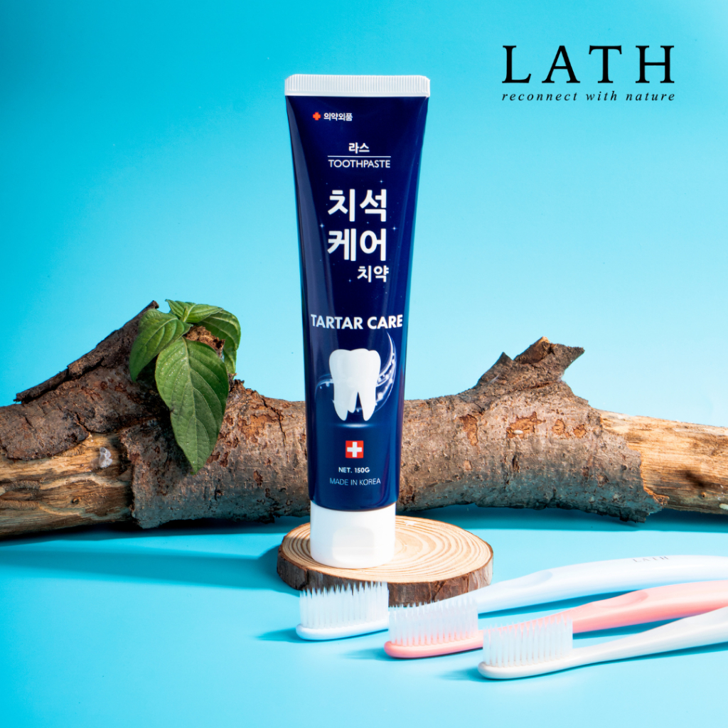 Kem đánh răng Hàn Quốc Lath Tartar care toothpaste, loại sạch mảng bám, trắng răng 150g