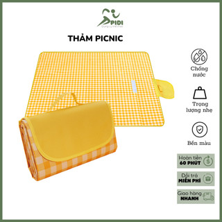 Thảm picnic thảm dã ngoại gấp gọn, thảm du lịch cắm trại nhiều họa tiết, thảm decor chụp ảnh ngoài trời