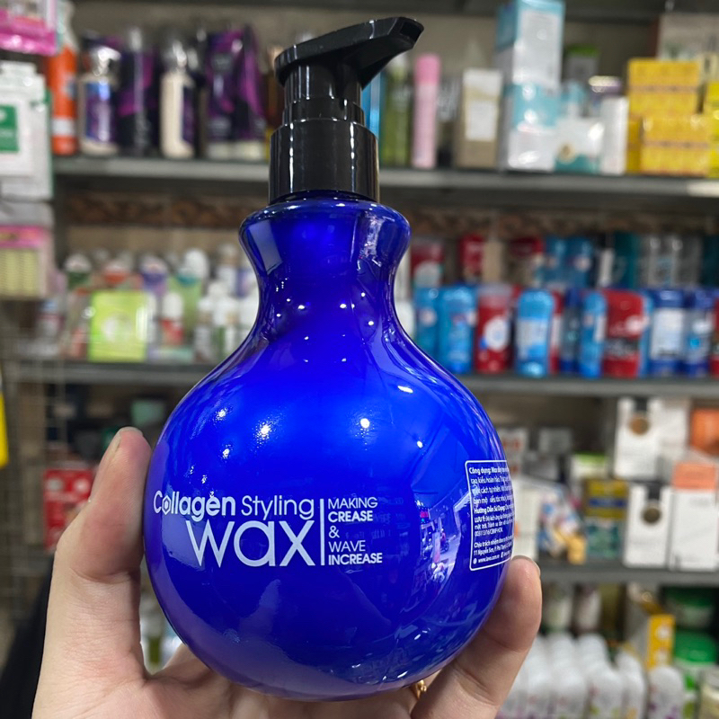 Lavox Collagen Styling Wax 300ml- Wax Dây Tạo Nếp Tăng Sóng Bồng Bềnh