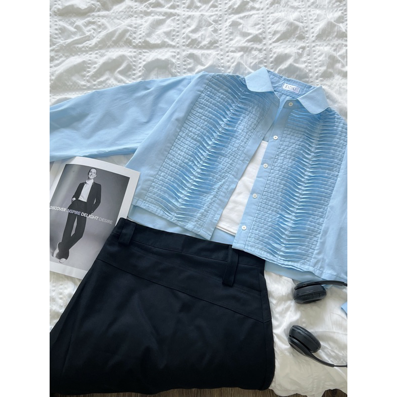 Chân Váy Dáng Dài Xẻ Sau He-Skirt