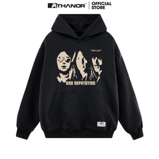  Áo Hoodie ATHANOR Form Rộng Unisex Nam Nữ Tay Phồng Chất Nỉ Bông 100% Cotton Mẫu BRO 