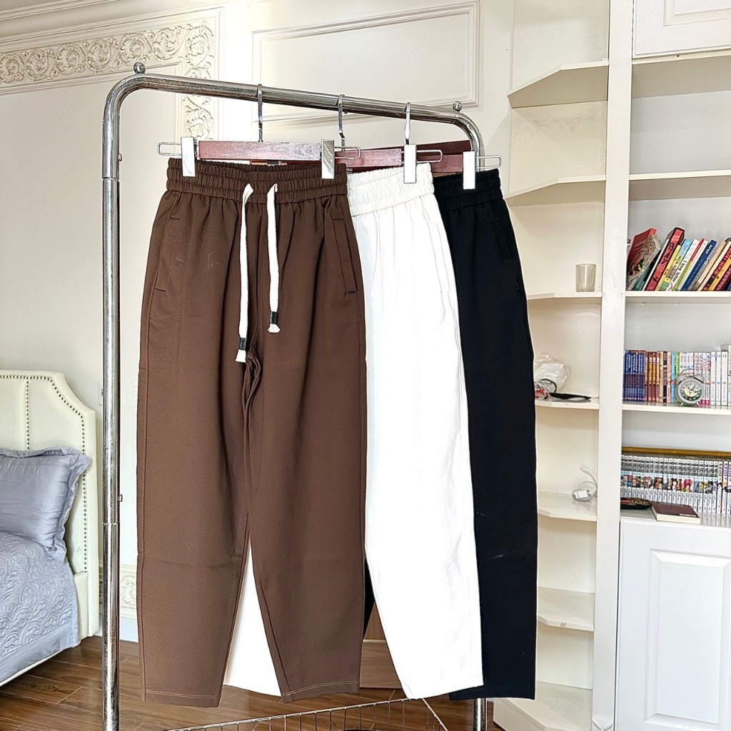 Quần Baggy Umi Hàn co giãn tôn dáng form gọn Xưởng May Hạnh Ngan M803