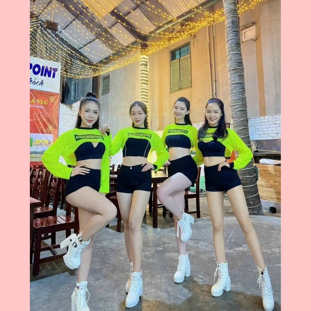Ao Croptop Khoác Ngoài Dài Tay Chất Thun Mới