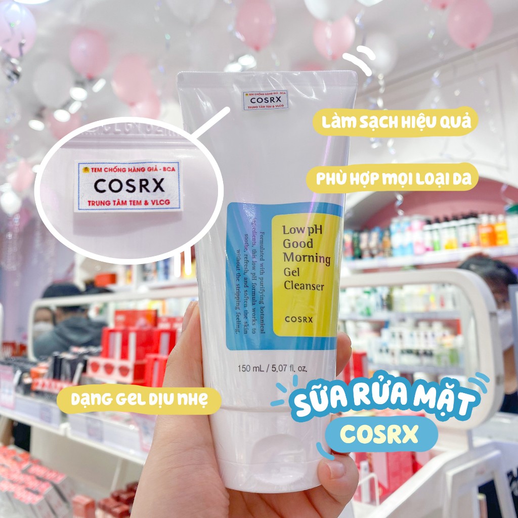 Rửa Mặt Dạng Gel Cosrx Low pH Good Morning Gel Cleanser