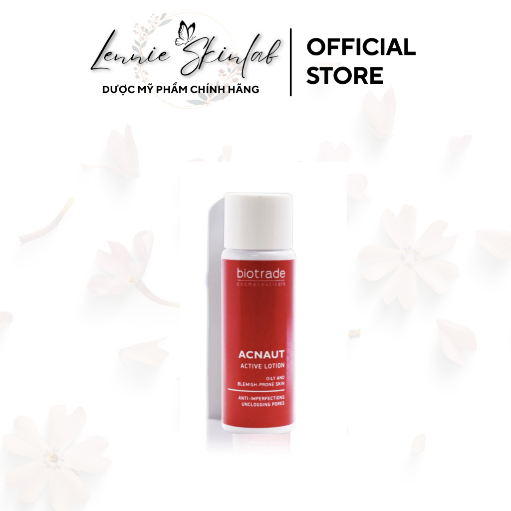 [MUA 1 TẶNG 1 SAMPLE SERUM] Lotion chấm mụn Biotrade Acnaut Active 10ml - Dung dịch hỗ trợ giảm mụn, làm dịu da