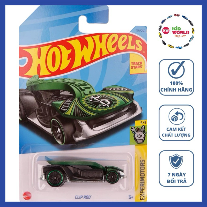 Xe mô hình Hot Wheels basic Clip Rod HKK75.