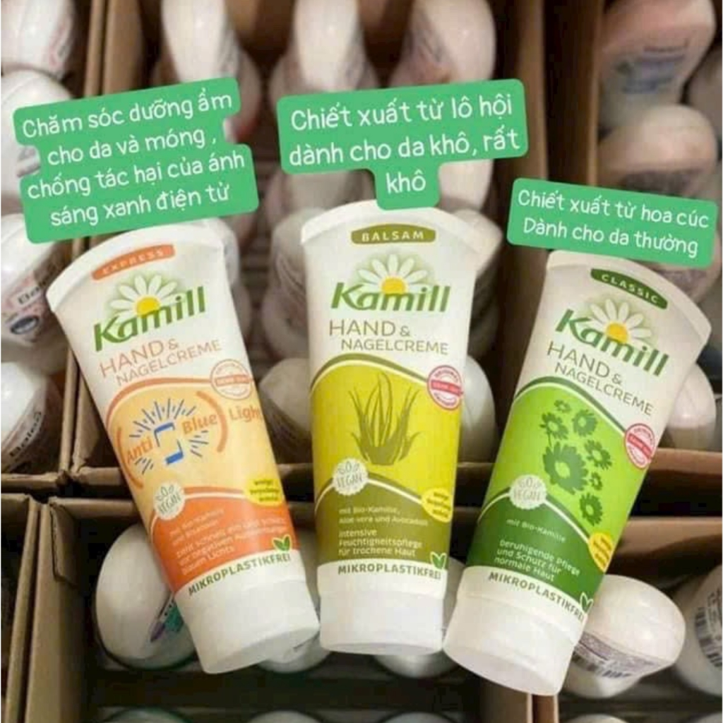 Kem dưỡng da tay và móng tay Kamill Hand & Nagelcreme 100ml