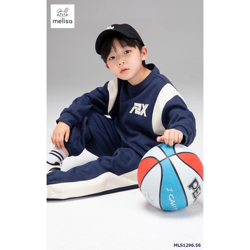 Bộ nỉ thu đông bé trai thể thao