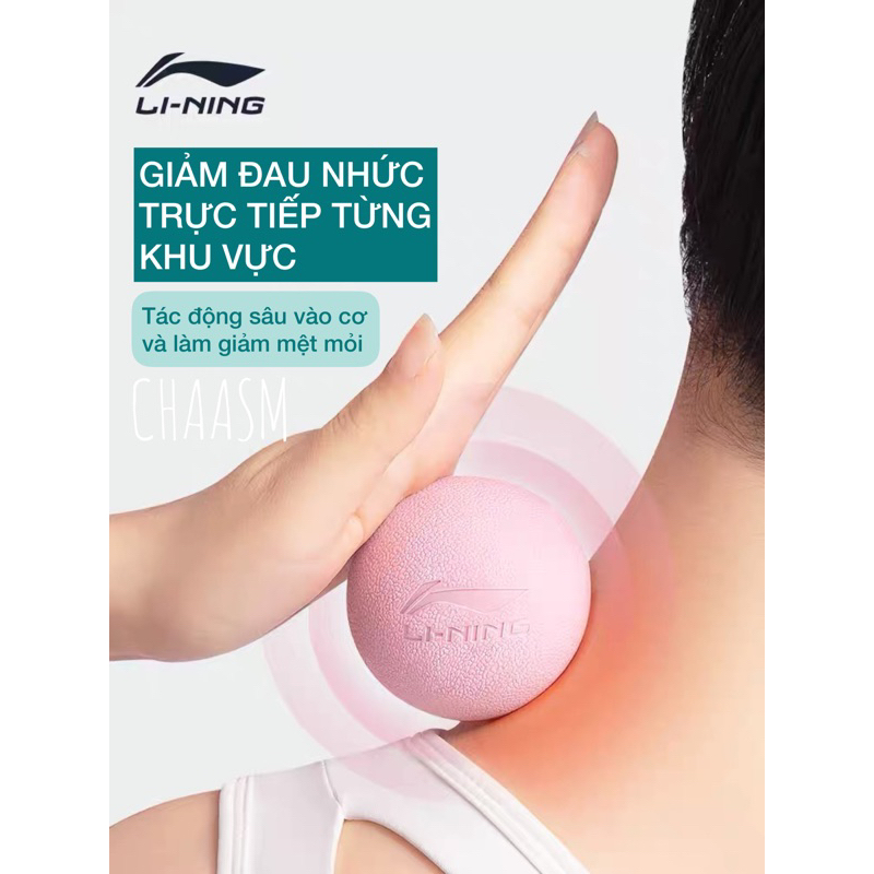 CHÍNH HÃNG-Bóng mini hỗ trợ tập luyện massage giãn cơ Yoga Gym Pilates Lining