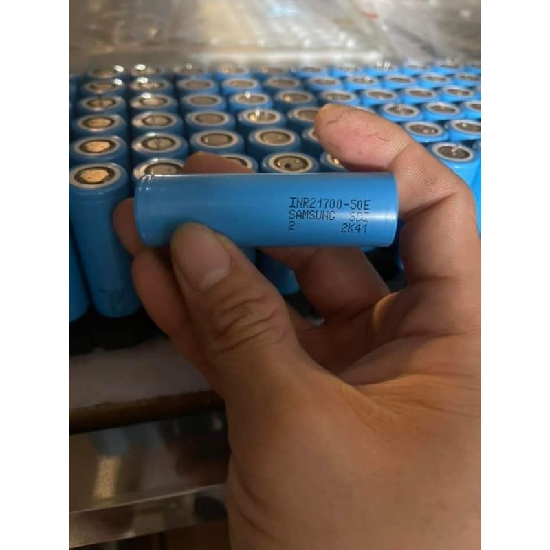 Pin ss50e 21700 hàng tháo khối đẹp từ trong ra ngoàiNt 12-13 Dung lượng  5000mah