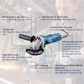 Máy mài góc 670W Bosch GWS 060 (100mm)