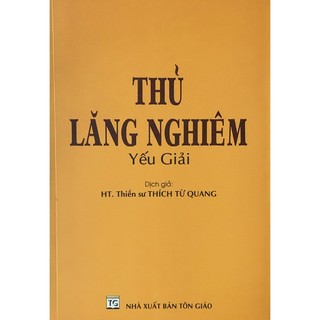 Sách - thủ lăng nghiêm yếu giải