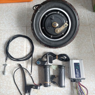 B-Combo chế xe scooter 10 inch 36v 350w có săm lốp , động cơ 3 pha không chổi than
